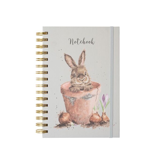 Wrendale Designs 'The Flower Pot' Rabbit Notebook